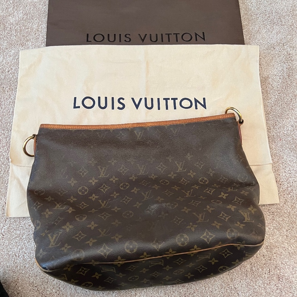 LOUIS VUITTON PURSE-Delightful MM MNG Beige